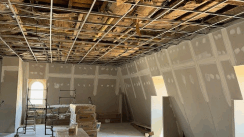 Façadier à Béziers group millenium chantier du sol au plafond